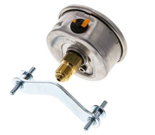 Manomètre à glycérine G1/4 raccord arrière 0 à 16 bar 63mm WIKA