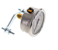 Manomètre à glycérine G1/4 raccord arrière 0 à 16 bar 63mm WIKA