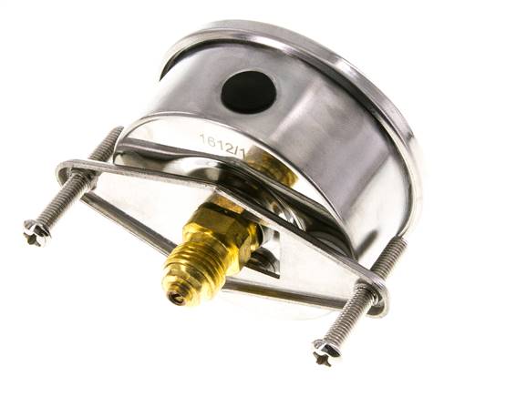 Manomètre à glycérine G1/4 raccord arrière -1 à 9 bar 63mm