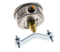 Manomètre à glycérine G1/4 raccord arrière -1 à 9 bar 63mm WIKA