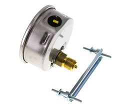 Manomètre à glycérine G1/2 raccord arrière 0 à 2,5 bar 100mm WIKA