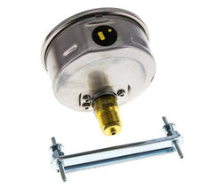 Manomètre à glycérine G1/2 raccord arrière 0 à 2,5 bar 100mm WIKA