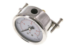 Manomètre à glycérine G1/4 raccord arrière 0 à 2,5 bar 63mm