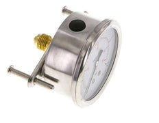 Manomètre à glycérine G1/4 raccord arrière 0 à 2,5 bar 63mm