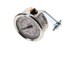 Manomètre à glycérine G1/4 raccord arrière 0 à 2,5 bar 63mm WIKA