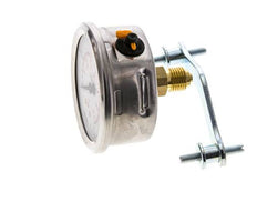 Manomètre à glycérine G1/4 raccord arrière 0 à 2,5 bar 63mm WIKA