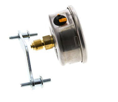 Manomètre à glycérine G1/4 raccord arrière 0 à 2,5 bar 63mm WIKA