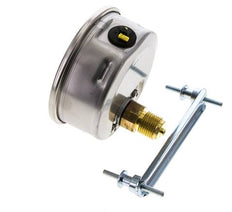 Manomètre à glycérine G1/2 raccord arrière 0 à 250 bar 100mm WIKA