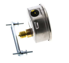 Manomètre à glycérine G1/2 raccord arrière 0 à 250 bar 100mm WIKA