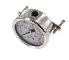 Manomètre à glycérine G1/4 raccord arrière 0 à 250 bar 63mm