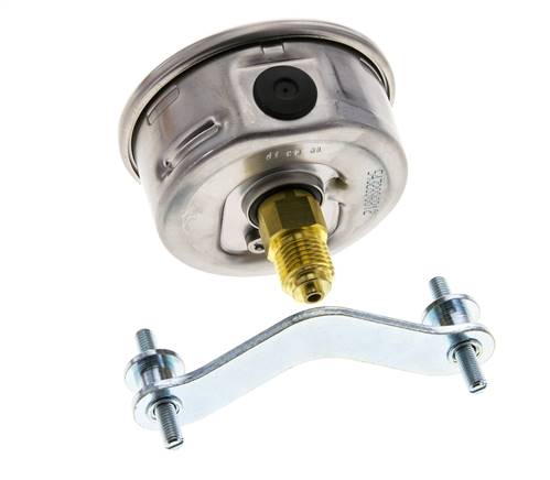 Manomètre à glycérine G1/4 raccord arrière 0 à 250 bar 63mm WIKA