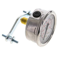 Manomètre à glycérine G1/4 raccord arrière 0 à 250 bar 63mm WIKA