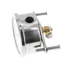 Manomètre à glycérine G1/4 raccord arrière 0 à 25 bar 63mm