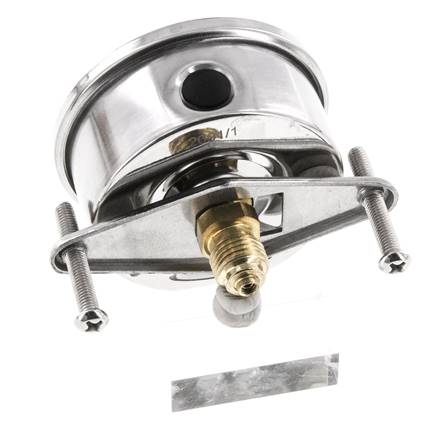 Manomètre à glycérine G1/4 raccord arrière 0 à 25 bar 63mm