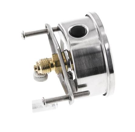 Manomètre à glycérine G1/4 raccord arrière 0 à 25 bar 63mm
