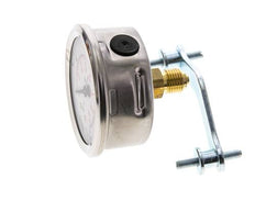 Manomètre à glycérine G1/4 raccord arrière 0 à 25 bar 63mm WIKA