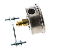 Manomètre à glycérine G1/4 raccord arrière 0 à 25 bar 63mm WIKA