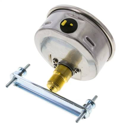 Manomètre à glycérine G1/2 raccord arrière 0 à 400 bar 100mm WIKA