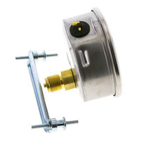 Manomètre à glycérine G1/2 raccord arrière 0 à 400 bar 100mm WIKA