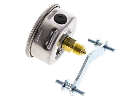 Manomètre à glycérine G1/4 raccord arrière 0 à 400 bar 63mm WIKA