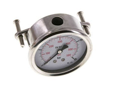 Manomètre à glycérine G1/4 raccord arrière 0 à 40 bar 63mm