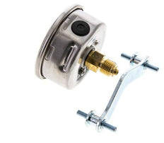 Manomètre à glycérine G1/4 raccord arrière 0 à 40 bar 63mm WIKA