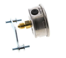 Manomètre à glycérine G1/4 raccord arrière 0 à 40 bar 63mm WIKA