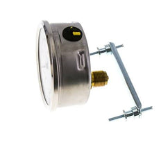 Manomètre à glycérine G1/2 raccord arrière 0 à 4 bar 100mm WIKA