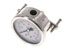 Manomètre à glycérine G1/4 raccord arrière 0 à 4 bar 63mm
