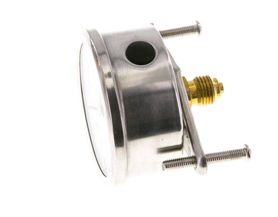 Manomètre à glycérine G1/4 raccord arrière 0 à 4 bar 63mm