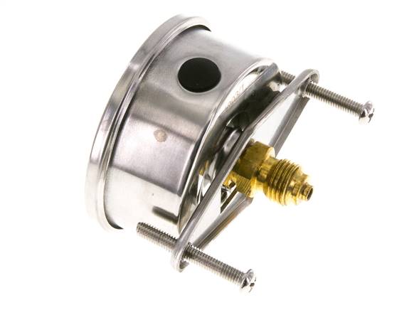 Manomètre à glycérine G1/4 raccord arrière 0 à 4 bar 63mm