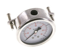 Manomètre à glycérine G1/4 raccord arrière 0 à 4 bar 63mm