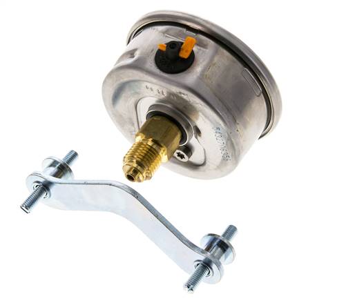 Manomètre à glycérine G1/4 raccord arrière 0 à 4 bar 63mm WIKA