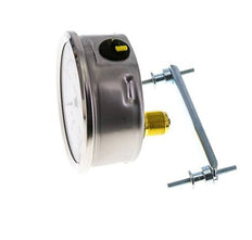 Manomètre à glycérine G1/2 raccord arrière 0 à 600 bar 100mm WIKA