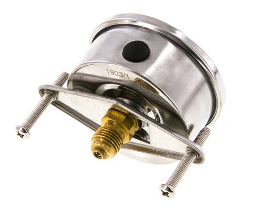 Manomètre à glycérine G1/4 raccord arrière 0 à 600 bar 63mm