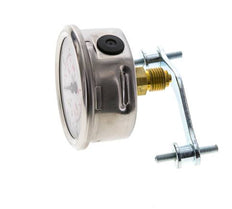 Manomètre à glycérine G1/4 raccord arrière 0 à 600 bar 63mm WIKA