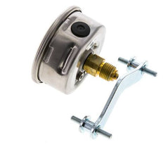 Manomètre à glycérine G1/4 raccord arrière 0 à 600 bar 63mm WIKA