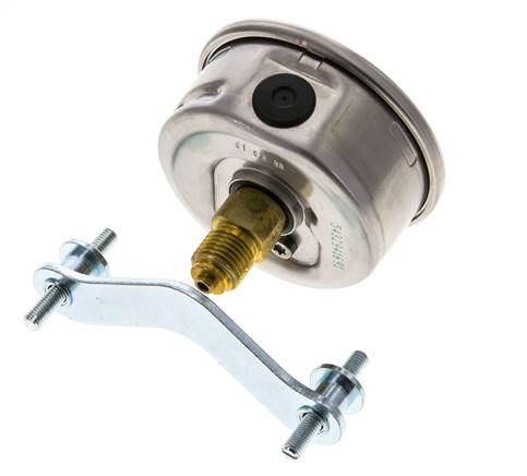 Manomètre à glycérine G1/4 raccord arrière 0 à 600 bar 63mm WIKA