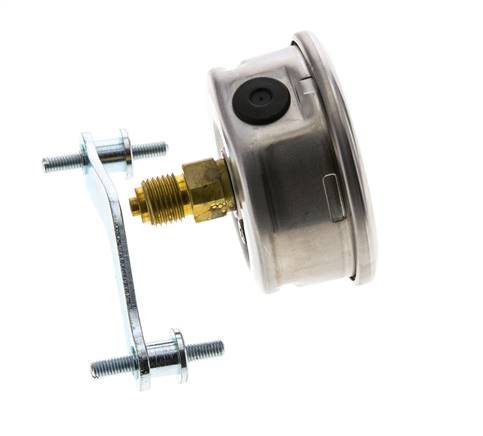 Manomètre à glycérine G1/4 raccord arrière 0 à 600 bar 63mm WIKA
