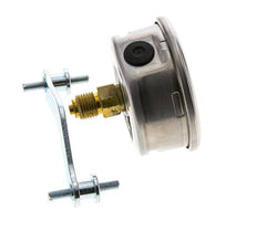 Manomètre à glycérine G1/4 raccord arrière 0 à 600 bar 63mm WIKA