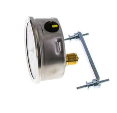 Manomètre à glycérine G1/2 raccord arrière 0 à 60 bar 100mm WIKA