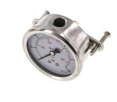 Manomètre à glycérine G1/4 raccord arrière 0 à 60 bar 63mm