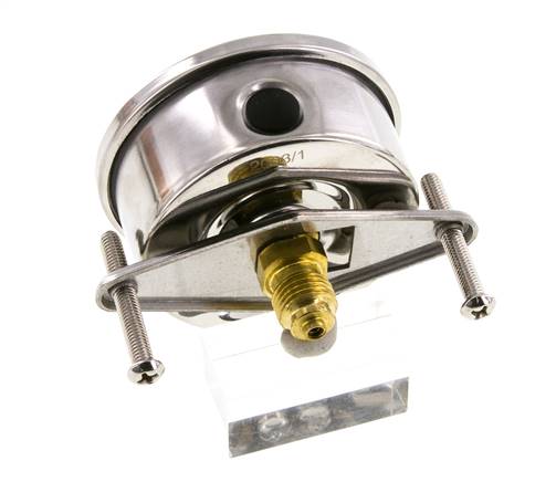 Manomètre à glycérine G1/4 raccord arrière 0 à 60 bar 63mm