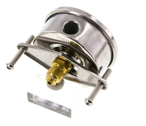 Manomètre à glycérine G1/4 raccord arrière 0 à 60 bar 63mm