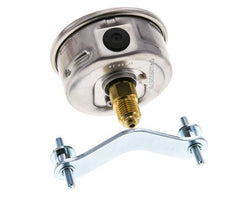 Manomètre à glycérine G1/4 raccord arrière 0 à 60 bar 63mm WIKA