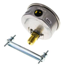 Manomètre à glycérine G1/2 raccord arrière 0 à 6 bar 100mm WIKA