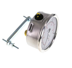 Manomètre à glycérine G1/2 raccord arrière 0 à 6 bar 100mm WIKA