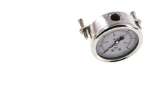 Manomètre à glycérine G1/4 raccord arrière 0 à 6 bar 63mm