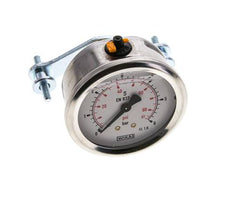Manomètre à glycérine G1/4 raccord arrière 0 à 6 bar 63mm WIKA