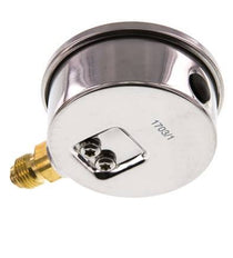-1..15 Bar (-15..218 psi) Manomètre à glycérine inférieur Acier inoxydable/laiton 63 mm Classe 1.6